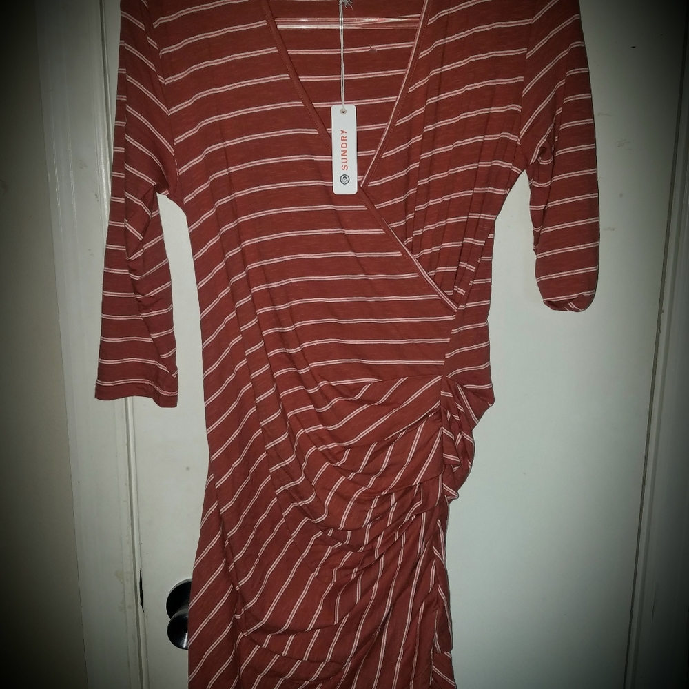 Sundry ruched dress size 3